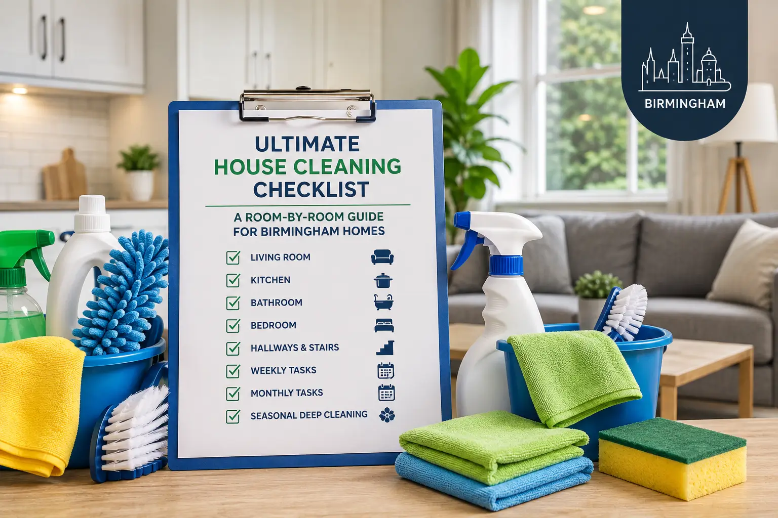 Ultimate cleaning checklist